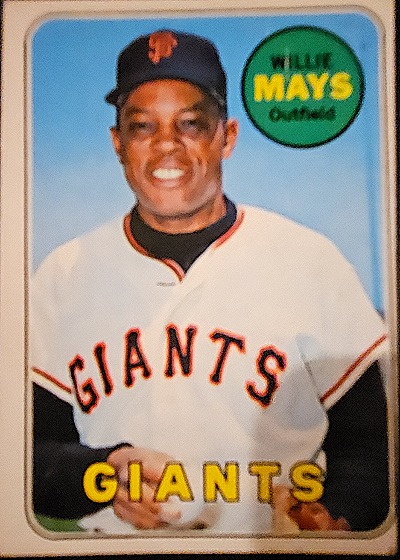 1969 Topps #190 Willie Mays — front
