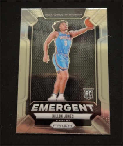 2024-25 Panini Prizm #11 Dillon Jones Emergent — front