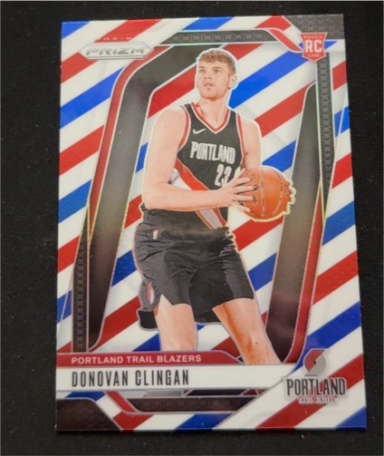 2024-25 Panini Prizm #221 Donovan Clingan — front