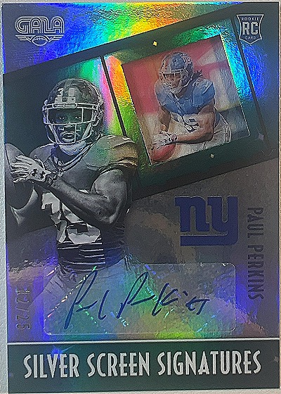 2016 Panini Gala Silver Screen Signatures #SSR-PP Paul Perkins — front