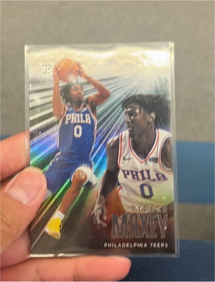 2020-21 Panini Chronicles Essentials #208 Tyrese Maxey — front