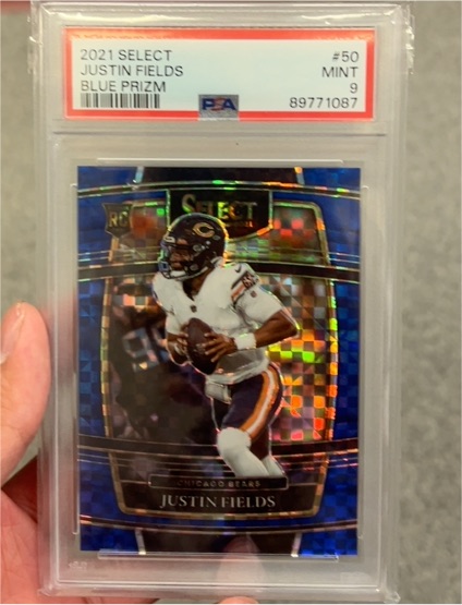 2021 Panini Select #50 Justin Fields — front