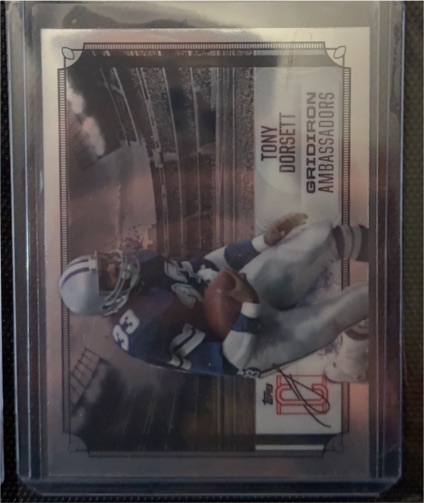 2024 Topps Signature Class #GA-28 Tony Dorsett Gridiron Ambassadors — front