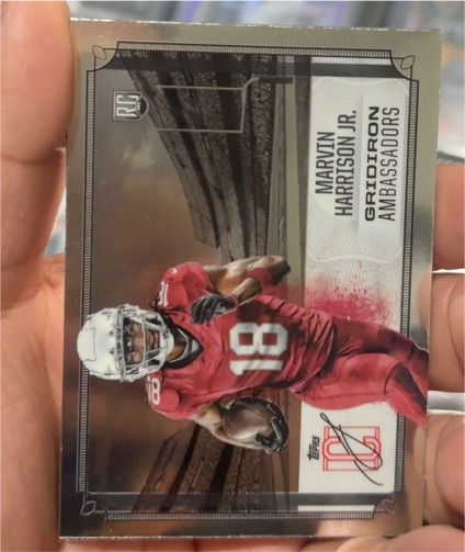 2024 Topps Signature Class #GA-5 Marvin Harrison Jr. Gridiron Ambassadors Rookie — front