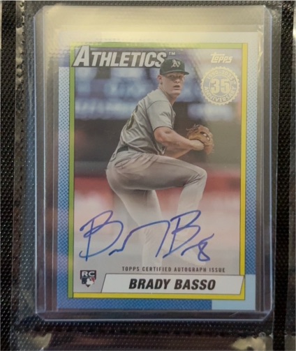 2025 Topps Series 1 #90A-BBA Brady Basso — front