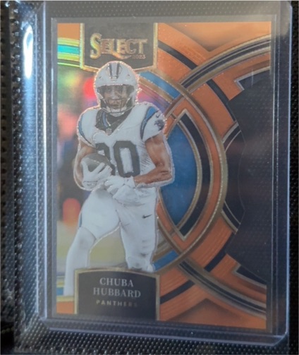 2023 Panini Select Premier Level #191 Chuba Hubbard — front