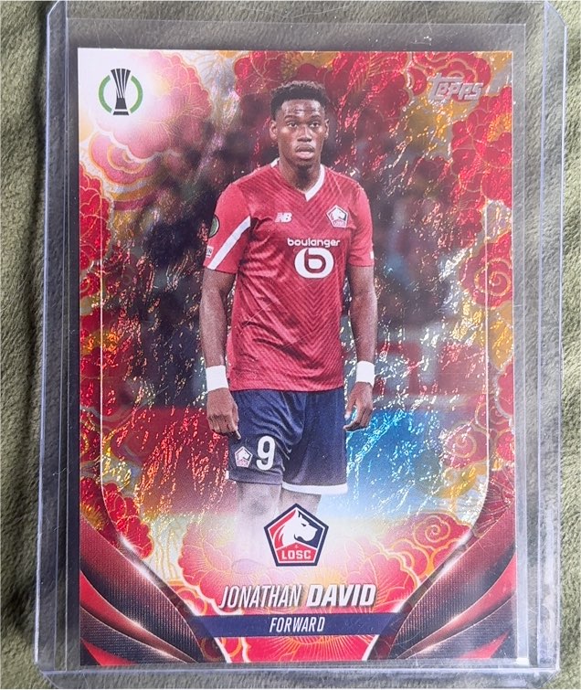 2023-24 Topps UEFA Club Competitions #117 Jonathan David — front