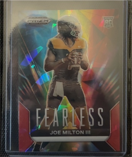 2024 Panini Prizm Draft Picks Fearless #F-JM Joe Milton III — front