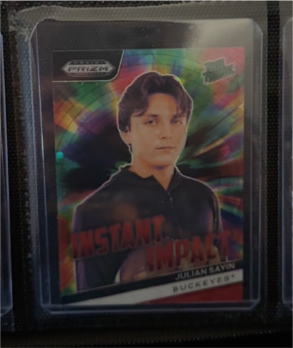 2024 Panini Prizm Draft Picks Instant Impact #II-JS Julian Sayin — front