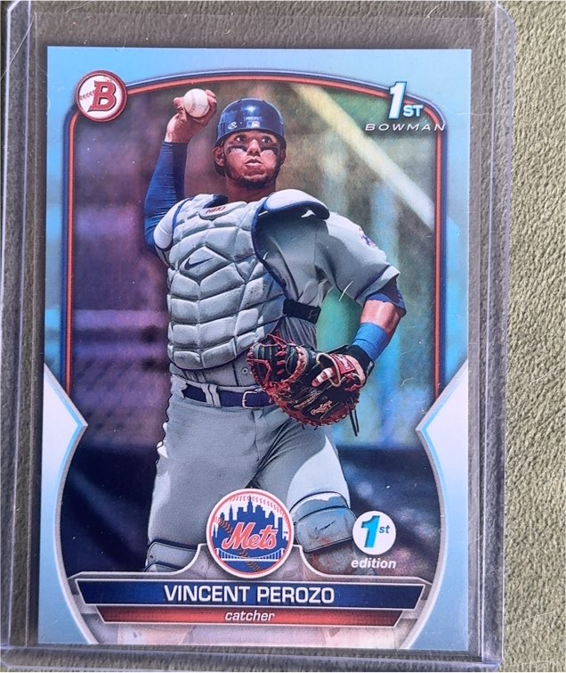2023 Bowman #BP-102 Vincent Perozo — front