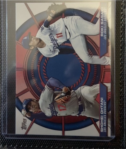 2025 Topps Series 2 #DD-15 Shohei Ohtani / Roki Sasaki Dynamic Duos — front
