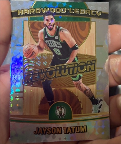 2024-25 Panini Revolution #4 Jayson Tatum Hardwood Legacy — front