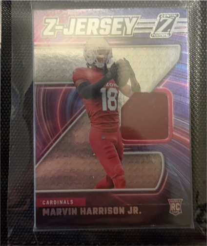 2024 Panini Zenith Football Z-JERSEY #ZJ6 Marvin Harrison Jr. — front