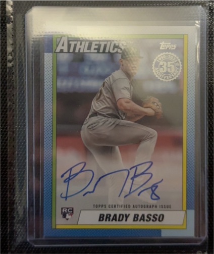 2025 Topps Series 1 #90A-BBA Brady Basso — front