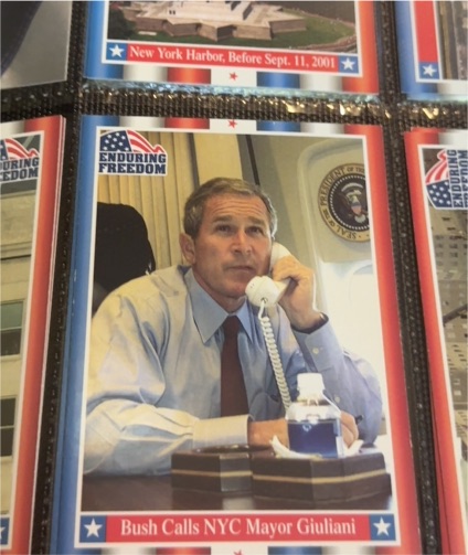 2001 Topps Enduring Freedom #5 George W Bush — front