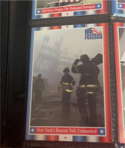 2001 Topps Enduring Freedom #7 New York’s Bravest Toil Undaunted — front
