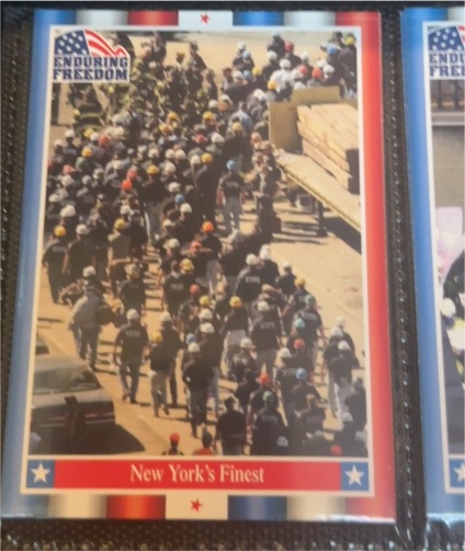 2001 Topps Enduring Freedom #6 New York's Finest — front