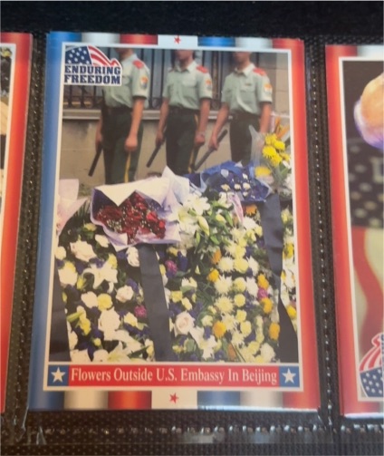 2001 Topps Enduring Freedom #20 German Police Hunt For Clues — front