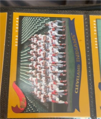 2002 Topps #649 Cleveland Indians — front