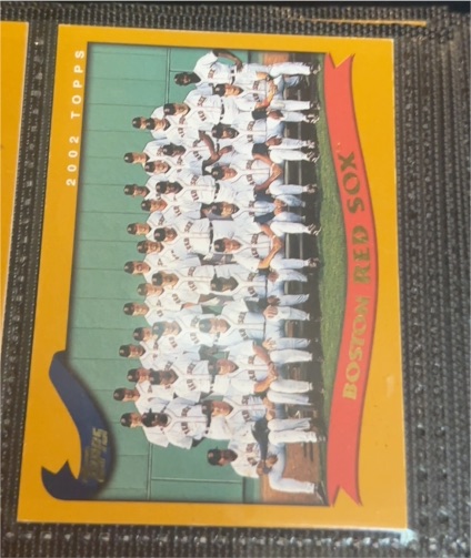 2002 Topps #645 Boston Red Sox — front