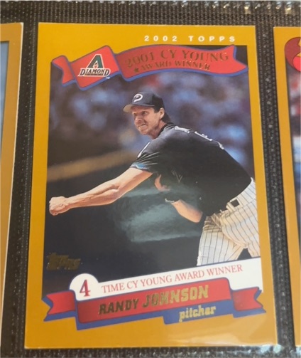 2002 Topps #715 Randy Johnson — front