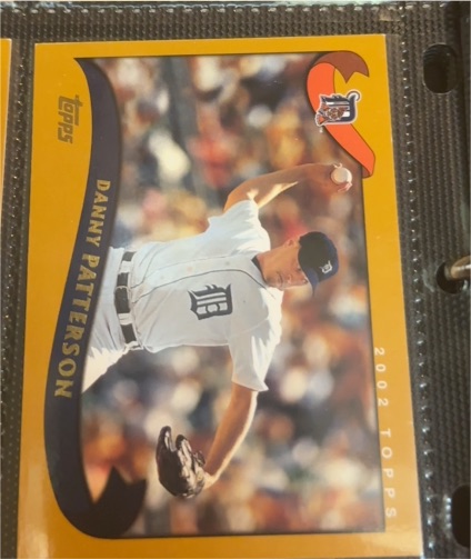2002 Topps #523 Danny Patterson — front