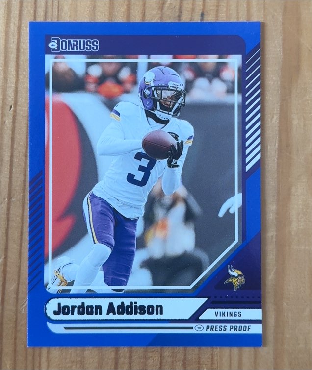 2024 Panini Donruss #153 Jordan Addison — front