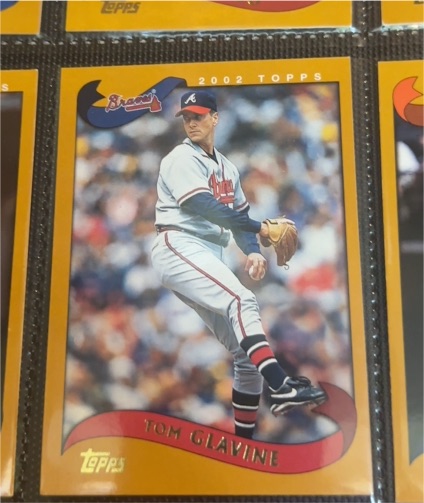 2002 Topps #390 Tom Glavine — front