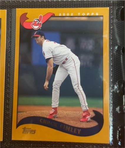 2002 Topps # Chuck Finley — front