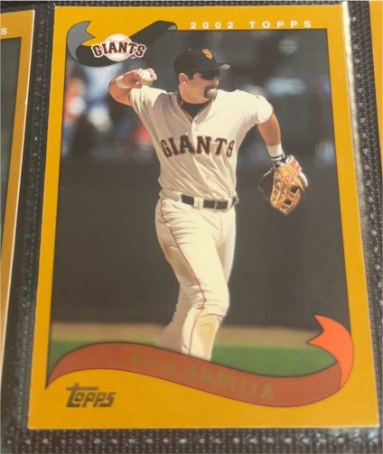 2002 Topps #580 Rich Aurilia — front