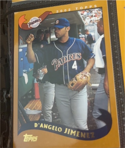2002 Topps #428 D'Angelo Jimenez — front