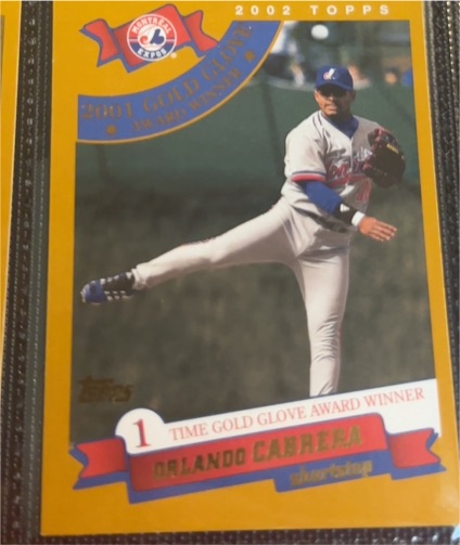 2002 Topps #710 Orlando Cabrera — front