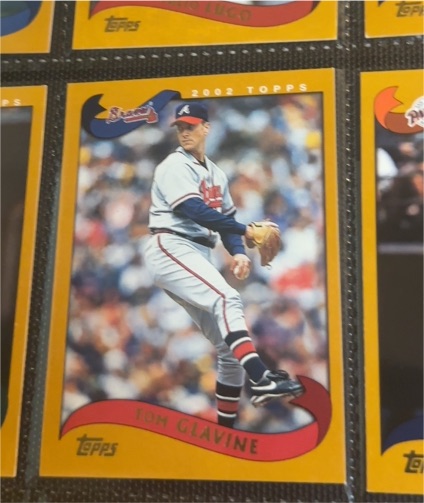 2002 Topps #390 Tom Glavine — front