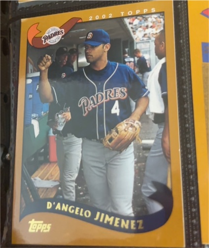 2002 Topps #428 D'Angelo Jimenez — front