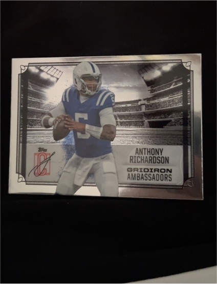 2024 Topps Signature Class #GA-16 Anthony Richardson Gridiron Ambassadors — front