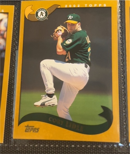2002 Topps #376 Cory Lidle — front
