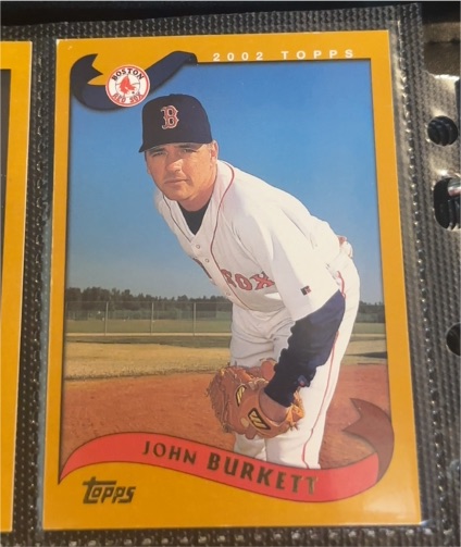 2002 Topps #375 John Burkett — front