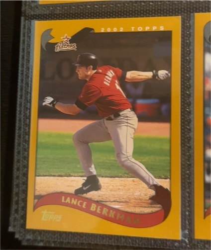 2002 Topps #470 Lance Berkman — front