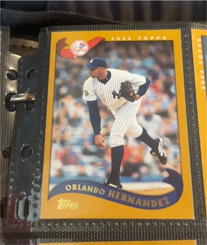 2002 Topps #445 Orlando Hernandez — front