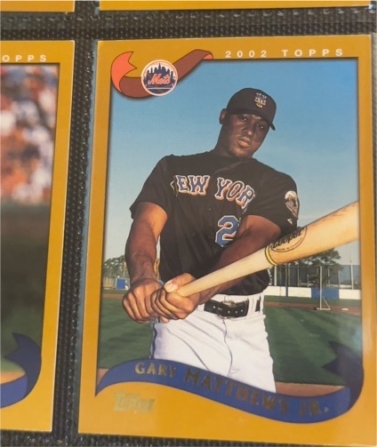 2002 Topps #477 Gary Matthews Jr. — front