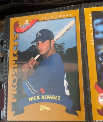 2002 Topps Prospects #681 Nick Alvarez — front