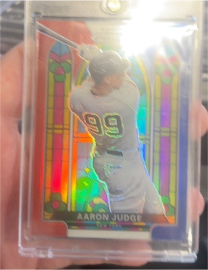 2021 Panini Prizm Stained Glass #SG-5 Aaron Judge — front
