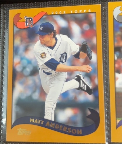 2002 Topps #602 Matt Anderson — front