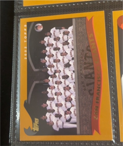 2002 Topps #665 San Francisco Giants — front