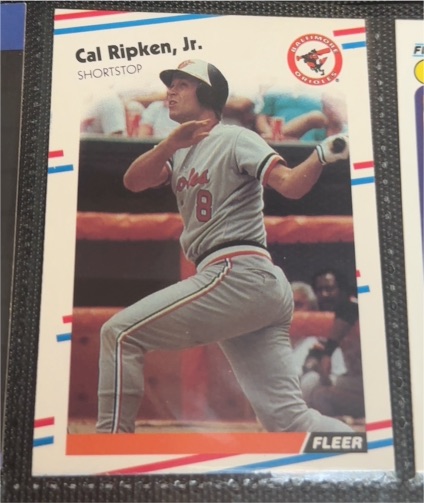 1988 Fleer #570 Cal Ripken Jr. — front