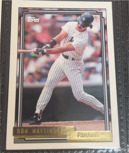 1992 Topps #300 Don Mattingly — front