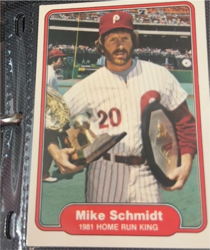 1982 Fleer #637 Mike Schmidt — front