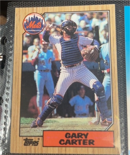 1987 Topps #20 Gary Carter — front