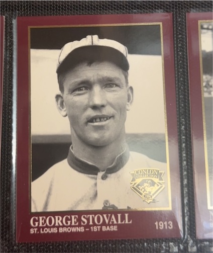 1994 Megacards The Sporting News Conlon Collection Burgundy #1259 George Stovall — front