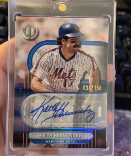 2024 Topps Tribute #TA-KHE Keith Hernandez — front